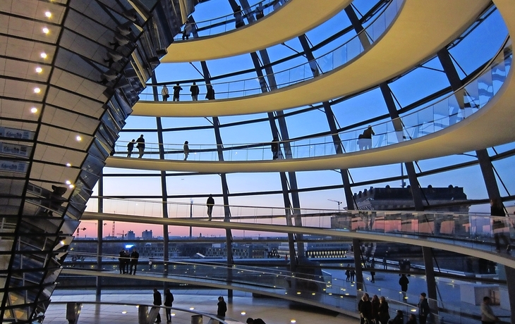 Kuppel im Reichstag in Berlin, Deutschland