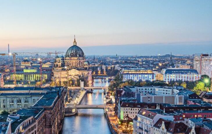 Blick auf die Spree in Berlin, Deutschland