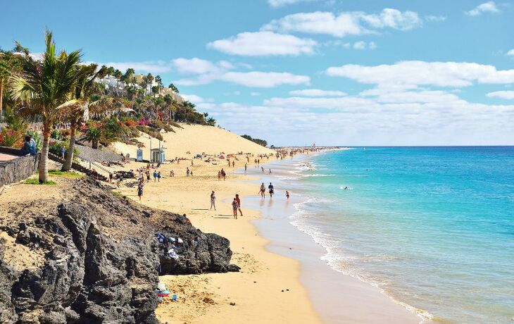 Strand von Morro Jable auf Fuerteventura