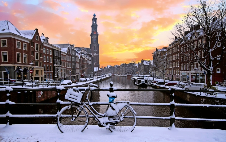 Amsterdam im Winter