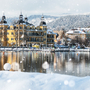 winterliches Schlosshotel Velden