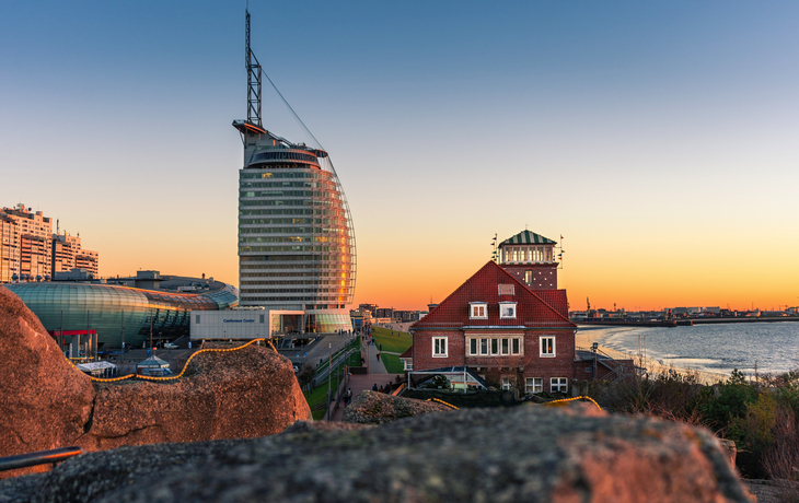 Sonnenuntergang in Bremerhaven