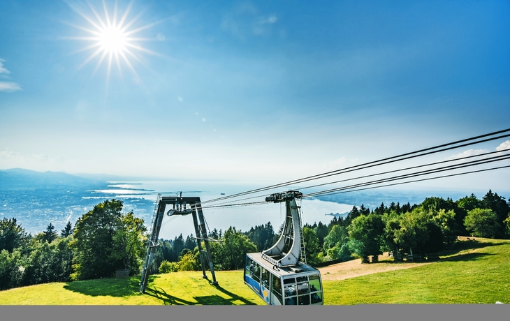 Pfänderbahn bei Bregenz am Bodensee, Österreich