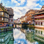 herbstliches Straßburg im Elsass, Frankreich