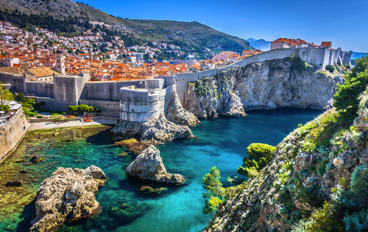 Dubrovnik an der Adriaküste, Kroatien