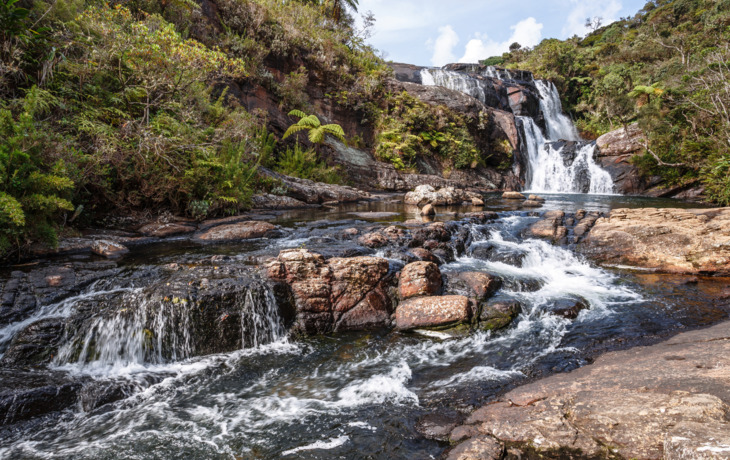 Baker`s Falls im Horton-Plains-Nationalpark