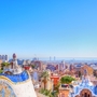 Park Güell in Barcelona, Spanien