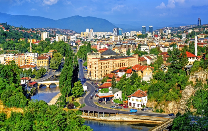 Sarajevo Stadt, Hauptstadt von Bosnien und Herzegowina