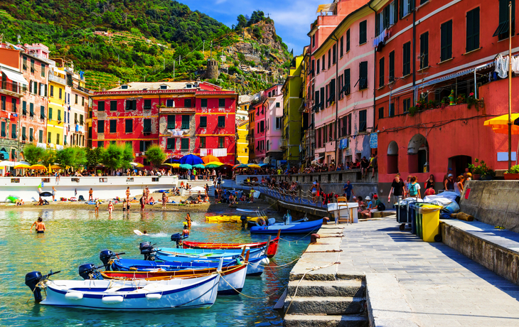 Vernazza: eines der fünf Dörfer der Cinque Terre