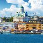 Helsinki mit Kathedrale und Hafen