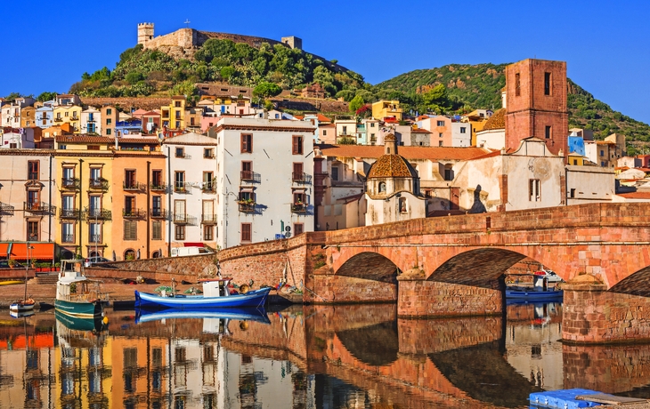 Bosa auf Sardinien, Italien