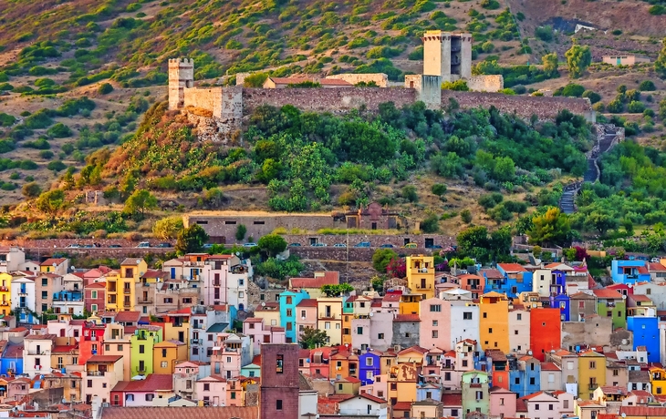 Bosa auf Sardinien, Italien