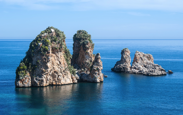 Faraglioni-Felsen in der Nähe der Insel Capri