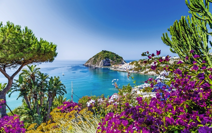 Blick auf die Vulkaninsel Ischia