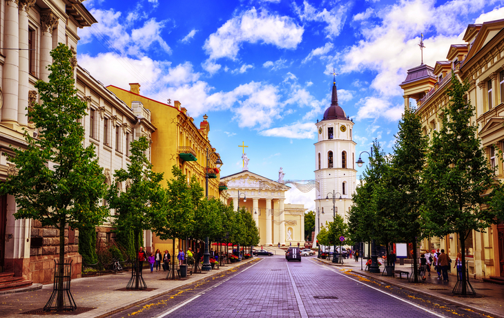 Gediminas-Prospekt in Vilnius