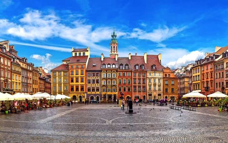 Altstadtmarkt in Warschau, Polen