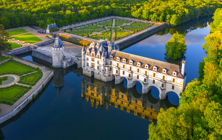 Schloss Chenonceau in Chenonceaux, Frankreich 