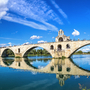 Pont Saint-Bénézet oder Pont d?Avignon in Avignon, Frankreich