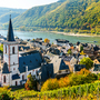 Heilig Kreuz Kirche in Assmannshausen, Deutschland