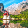 Kirche St. Bartholomä im Königssee in Bayern