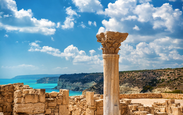 Die antike Stadt Kourion westlich des heutigen Limassol