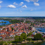 Aussicht auf die Stadt Waren an der Müritz