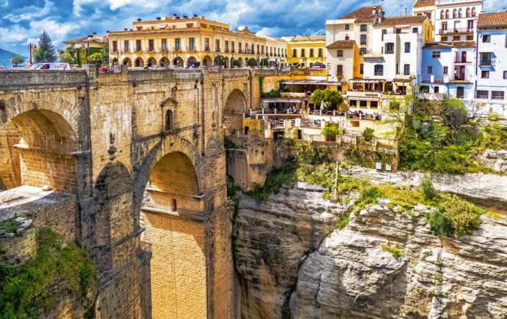 Traumhafter Blick auf die Puento Nuevo in Ronda 