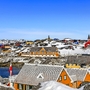 Das historische Zentrum von Nuuk, Grönland