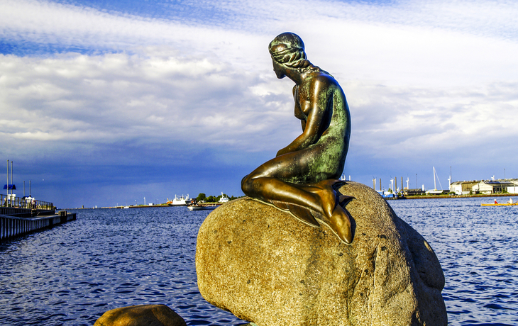 Die kleine Meerjungfrau in Kopenhagen, Dänemark