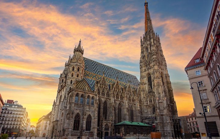 Stephansdom bei Sonnenaufgang