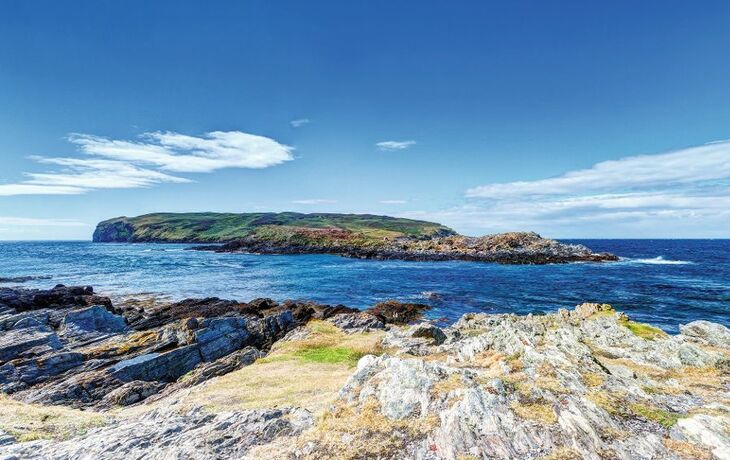 The Calf Sound and Calf of Man in the Isle of Man, England