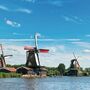 Windmühlen von Zaanse Schans in Nordholland